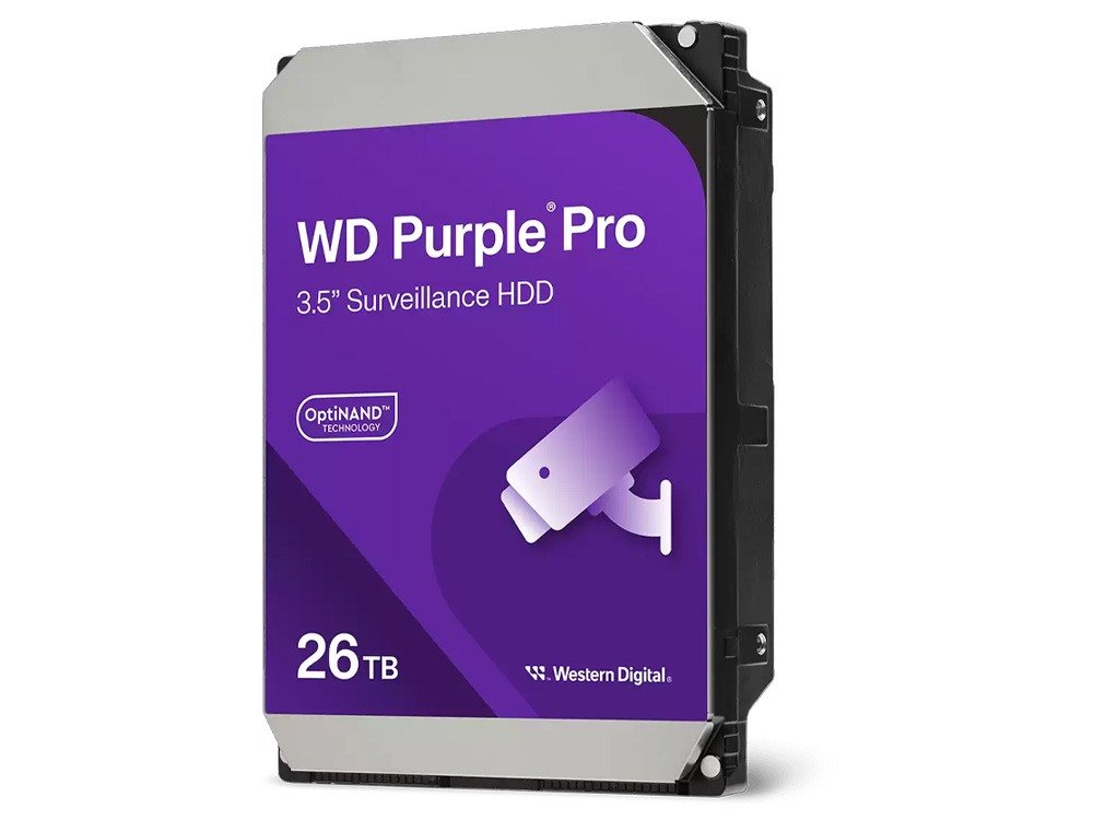 WD Purple Pro WD260PURP 26TB 7200RPM 3.5" Surveillance Hard Drive