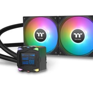 Thermaltake LA240-S 240mm ARGB 2.4″ LCD Display All-In-One Liquid CPU Cooler
