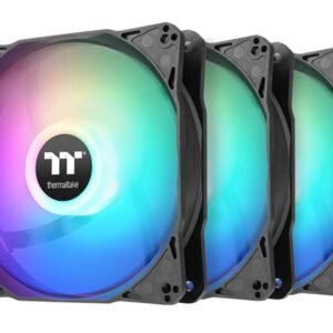Thermaltake LE 120mm ARGB PWM Cooling Fan – Black Edition (3-Pack)