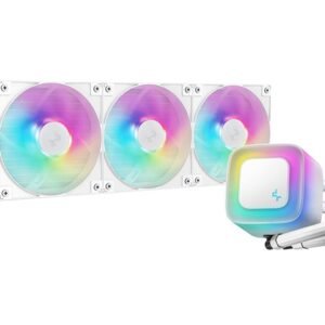 Deepcool LE360 V2 360mm RGB Liquid CPU Cooler – White