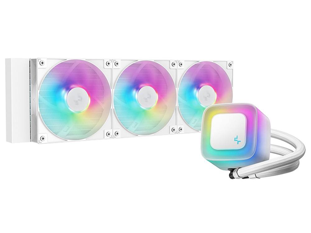 Deepcool LE360 V2 360mm RGB Liquid CPU Cooler - White