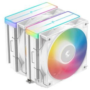 Deepcool AG620 V2 120mm with ARGB Top Cover CPU Cooler – White