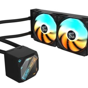 GIGABYTE Gaming 240 240mm ARGB AIO Liquid CPU Cooler – Black