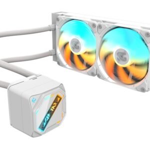 GIGABYTE Gaming 240 ICE 240mm ARGB AIO Liquid CPU Cooler – White