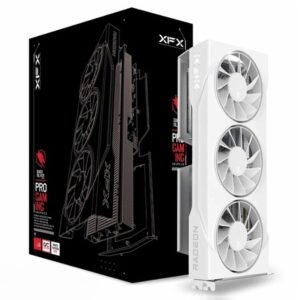 XFX Swift Radeon RX 9060 XT OC Triple Fan Gaming Edition 16GB Graphics Card – White