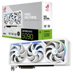 ASUS ROG Astral GeForce RTX 5090 32GB OC GDDR7 Graphics Card – White