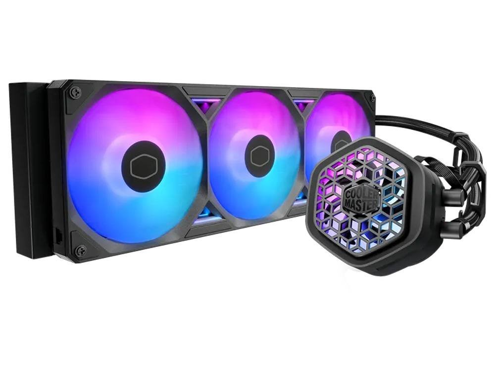 Cooler MasterLiquid Atmos II VRM Fan 360mm ARGB All-In-One CPU Cooler - Black