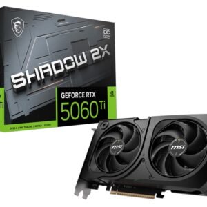 MSI GeForce RTX 5060 Ti 8G SHADOW 2X OC PLUS GDDR7 Graphics Card