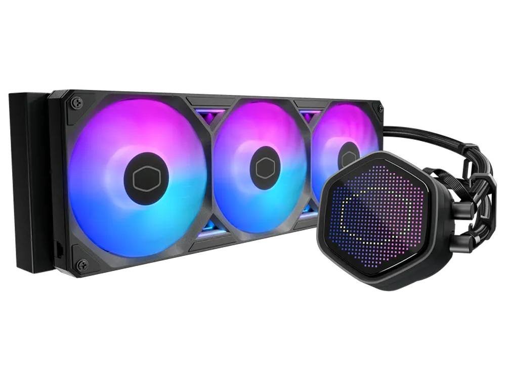 Cooler MasterLiquid Atmos II Pixel LED ARGB 360mm All-In-One CPU Cooler - Black