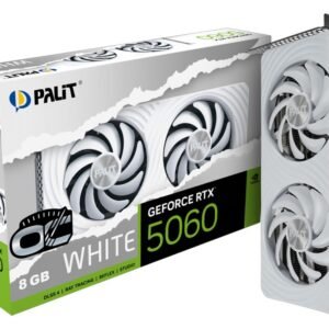 Palit GeForce RTX 5060 White OC GDDR7 8GB Graphics Card