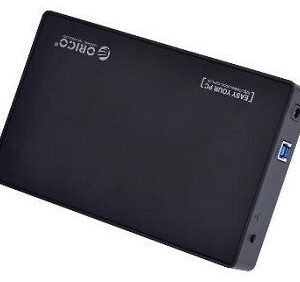 Orico 3588US3-BK USB3.0 Tool Free 3.5″ HDD Enclosure – Black