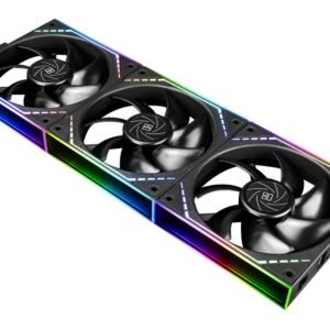 Thermalright TL-M12Q 120mm PWM ARGB Fan – Black (3-Pack)