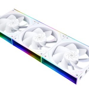 Thermalright TL-M12QRW X3 120mm PWM ARGB Reverse Fan – White (3-Pack)