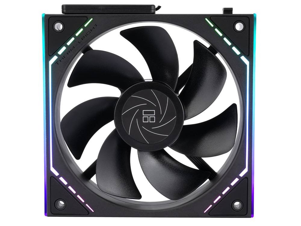 Thermalright TL-M12QR 120mm PWM ARGB Reverse Fan - Black