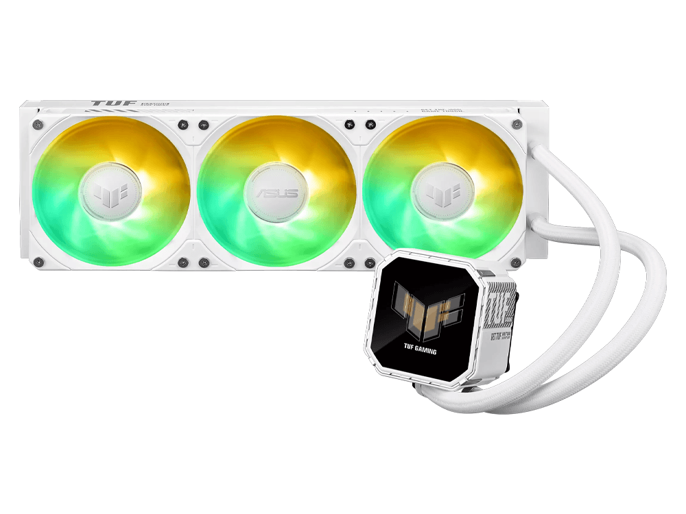 ASUS TUF Gaming LC III 360 ARGB LCD All-in-one Liquid CPU Cooler - White Edition