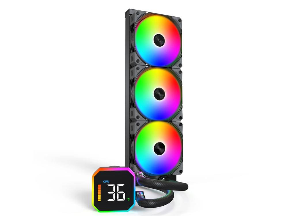 Montech HyperFlow Digital 360 All-In-One CPU Cooler - Black