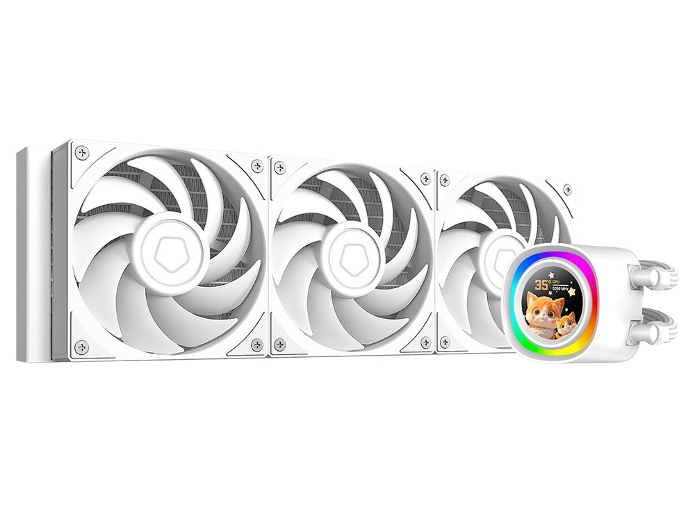 ID-Cooling FX360 LCD PE All-In-One Liquid Cooler - White