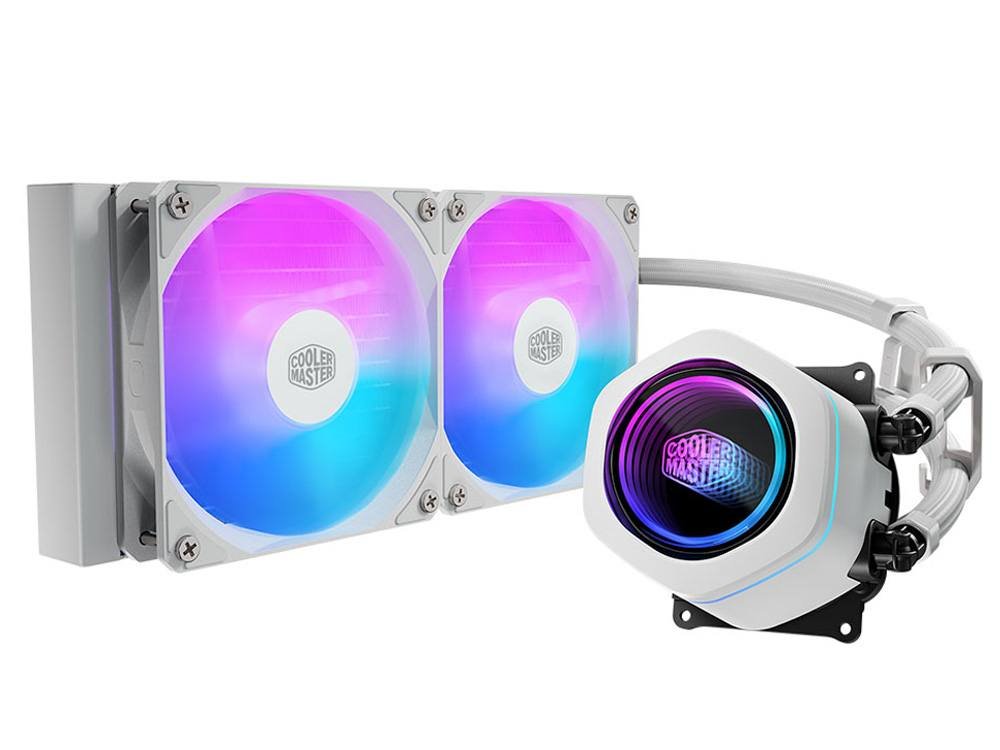 Cooler Master MasterLiquid Core Nex 240mm ARGB CPU Liquid Cooler - White