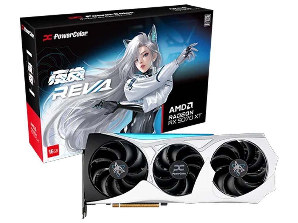 PowerColor Hellhound REVA Radeon RX 9070 XT 16GB OC GDDR6 Graphics Card