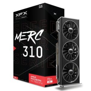 XFX SPEEDSTER MERC 310 Radeon RX 7900 XTX 24GB GDDR6 Black Edition Graphics Card