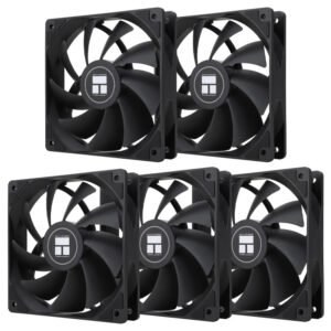 Thermalright TL-C12C X5 120mm Cooling Fan – Black (5-Pack)