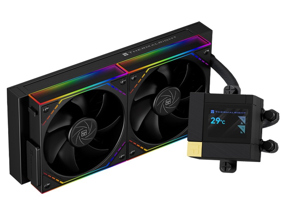 Thermalright Core Matrix 240 Vision ARGB All-In-One Liquid CPU Cooler - Black