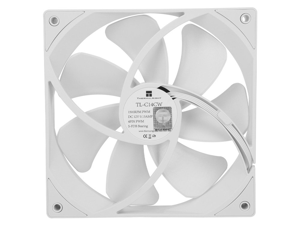 Thermalright TL-C14CW 140mm Non-LED Fan - White
