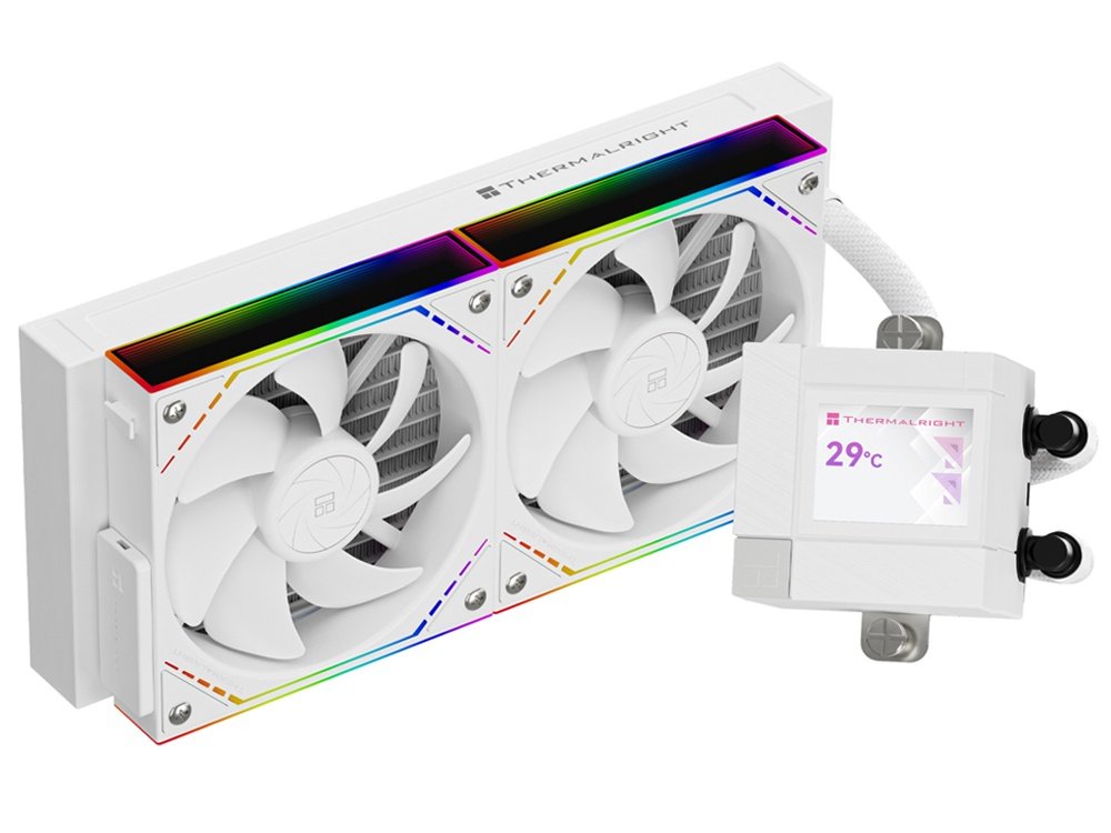 Thermalright Core Matrix 240 Vision ARGB All-In-One Liquid CPU Cooler - White