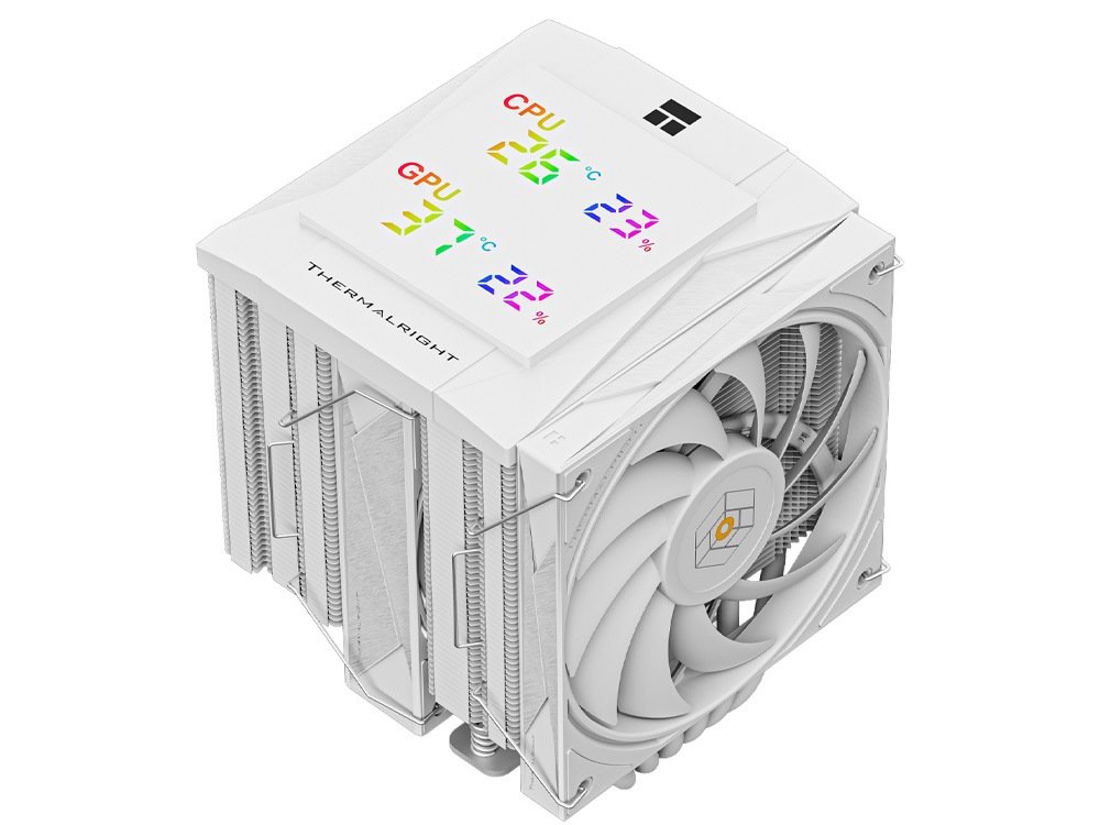 Thermalright Royal Knight 120 Digital Dual Tower CPU Cooler - White