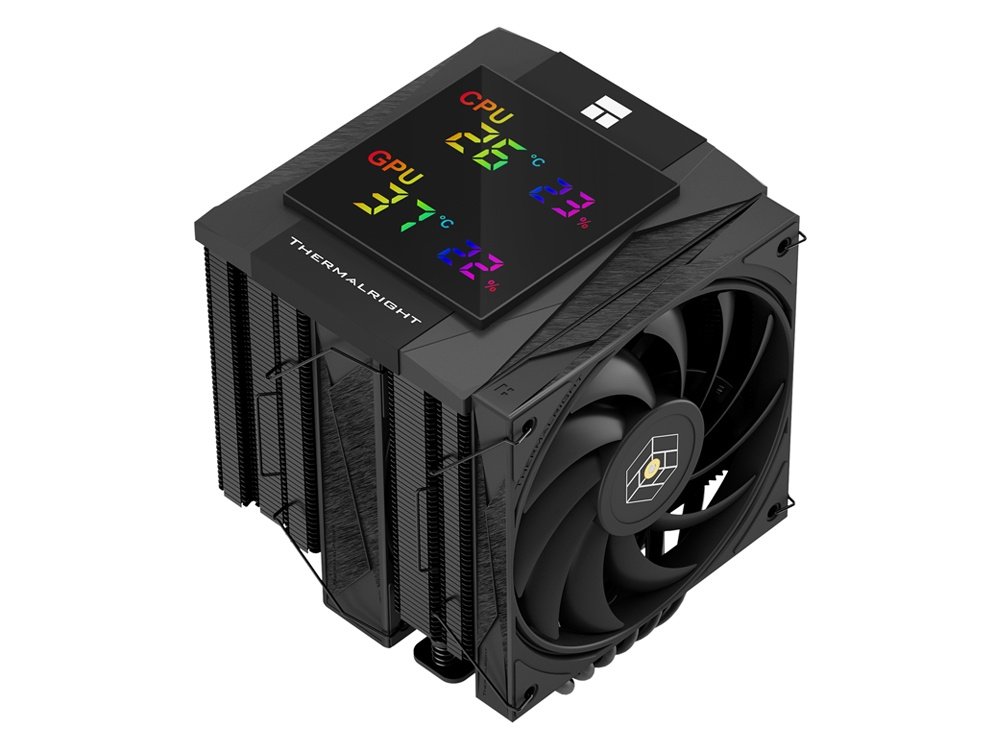 Thermalright Royal Knight 120 Digital Dual Tower CPU Cooler - Black