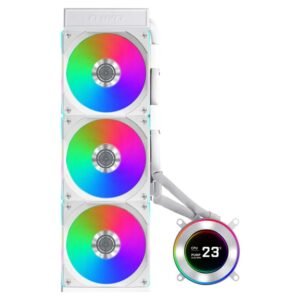 Lian Li Hydroshift II LCD-C 360CL 360mm All-in-One Liquid CPU Cooler – White