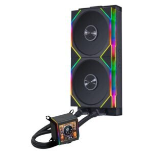 Lian Li GA II LCD TL WIRELESS 280mm 2.88” IPS LCD All-in-One Liquid CPU Cooler – Black