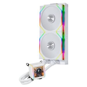 Lian Li GA II LCD TL WIRELESS 280mm 2.88” IPS LCD Liquid CPU Cooler – White