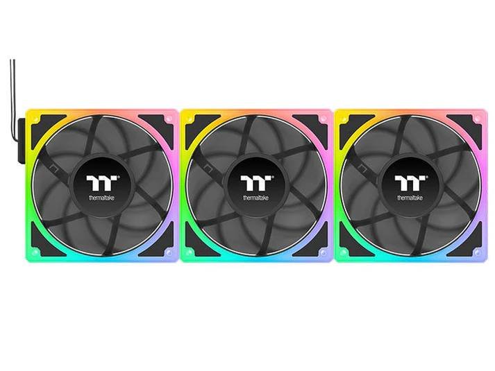 Thermaltake TOUGHFAN EX 120mm ARGB PWM Radiator Fan - Black Edition (3-Pack)