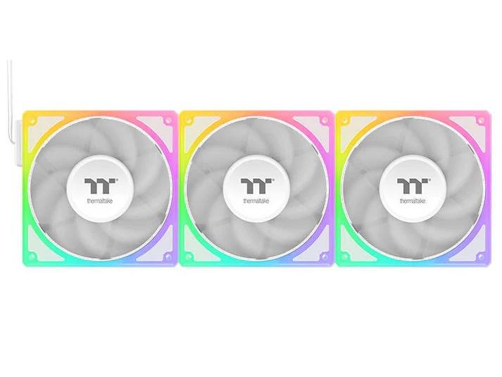 Thermaltake TOUGHFAN EX 120mm ARGB PWM Radiator Fan - White Edition (3-Pack)