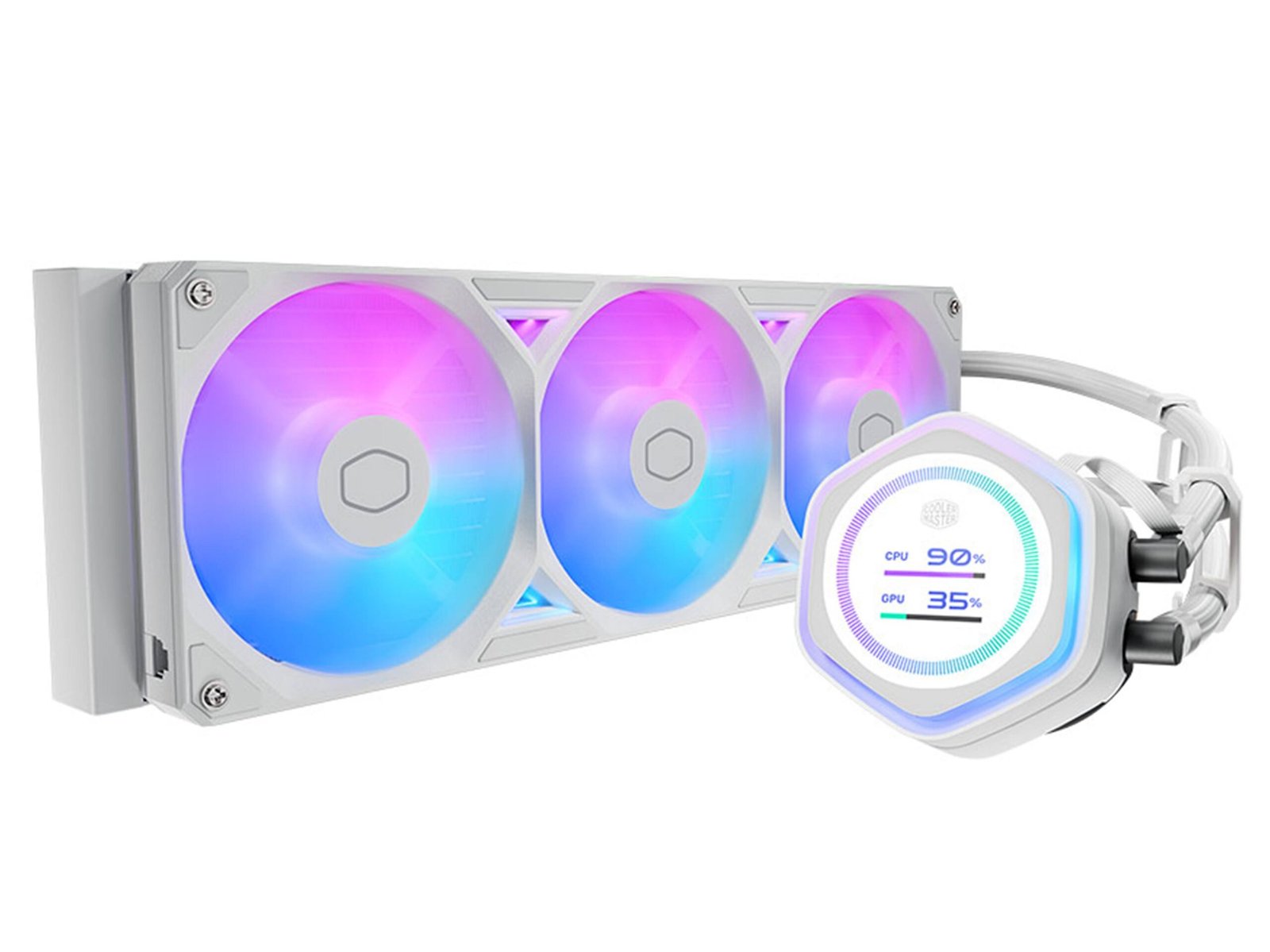 Cooler Master MasterLiquid Atmos II 360 ARGB All-in-One Cooler - White