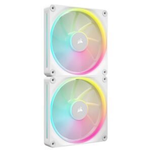 Corsair iCUE Link LX140 RGB Cooling Fan – White (2-Pack)