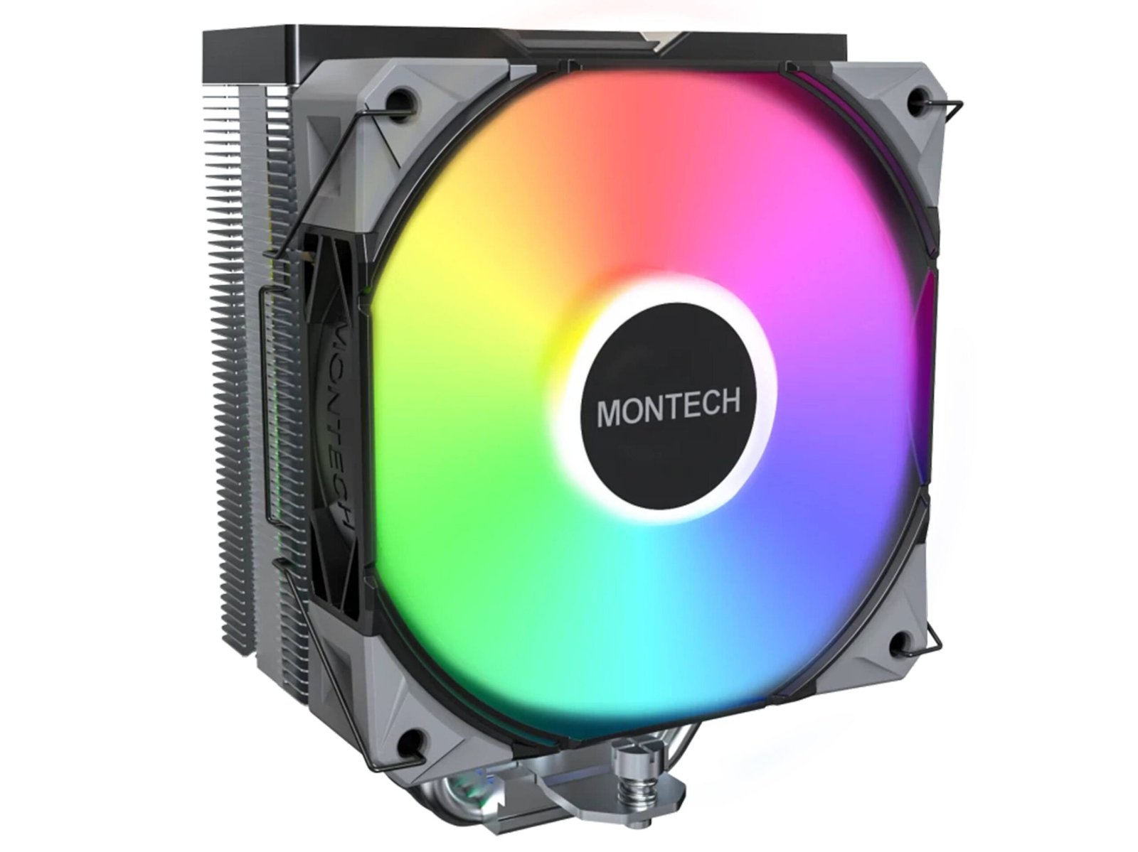 Montech NX400 ARGB Single Tower 4 Heat Pipes CPU Cooler - Black