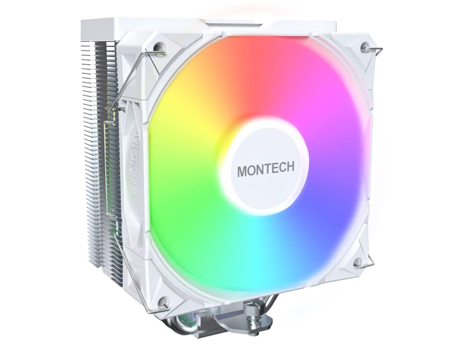 Montech NX400 ARGB Single Tower 4 Heat Pipes CPU Cooler - White