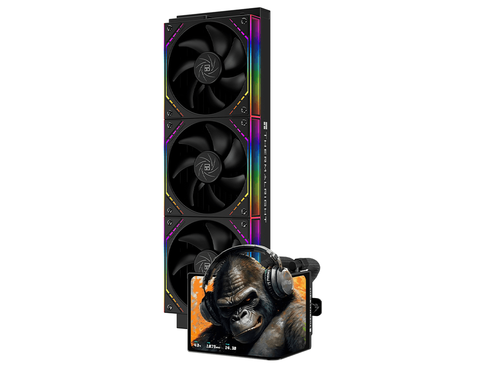 Thermalright Levita Vision 360 ARGB AIO Liquid CPU Cooler - Black