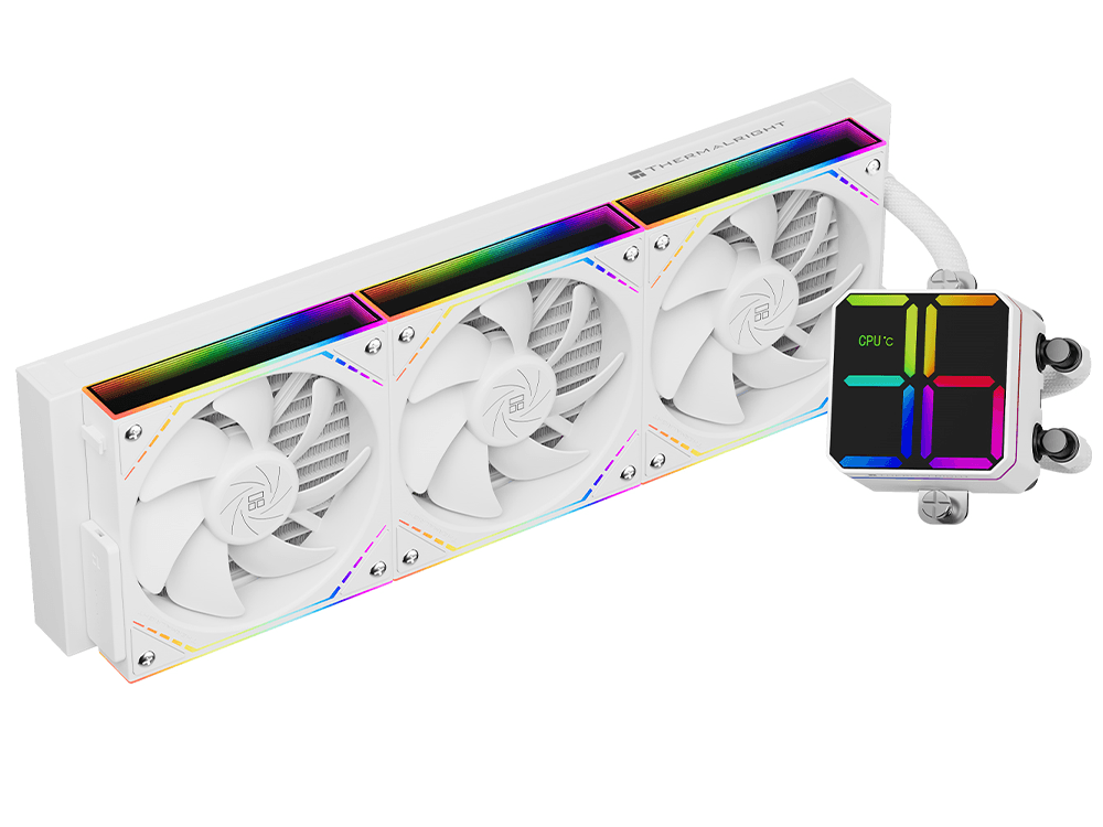 Thermalright Magic Qube 360 ARGB AIO Liquid CPU Cooler - White