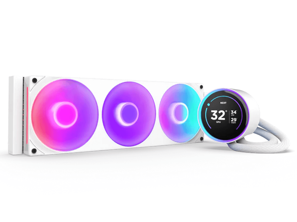 NZXT Kraken Elite 420mm RGB AIO Liquid Cooler - White