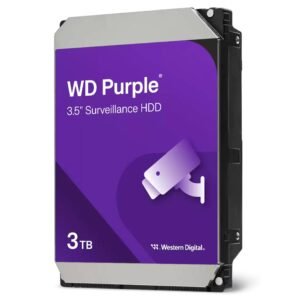 WD Purple 3TB 3.5″ SATA Surveillance Hard Drive