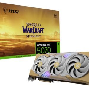 MSI GeForce RTX 5070 12G World of Warcraft Midnight Light Edition OC Graphics Card
