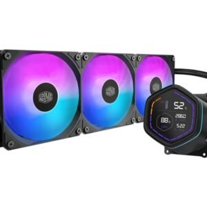 Cooler Master MasterLiquid Core Nex Digital 360mm ARGB All-in-One CPU Liquid Cooler – Black