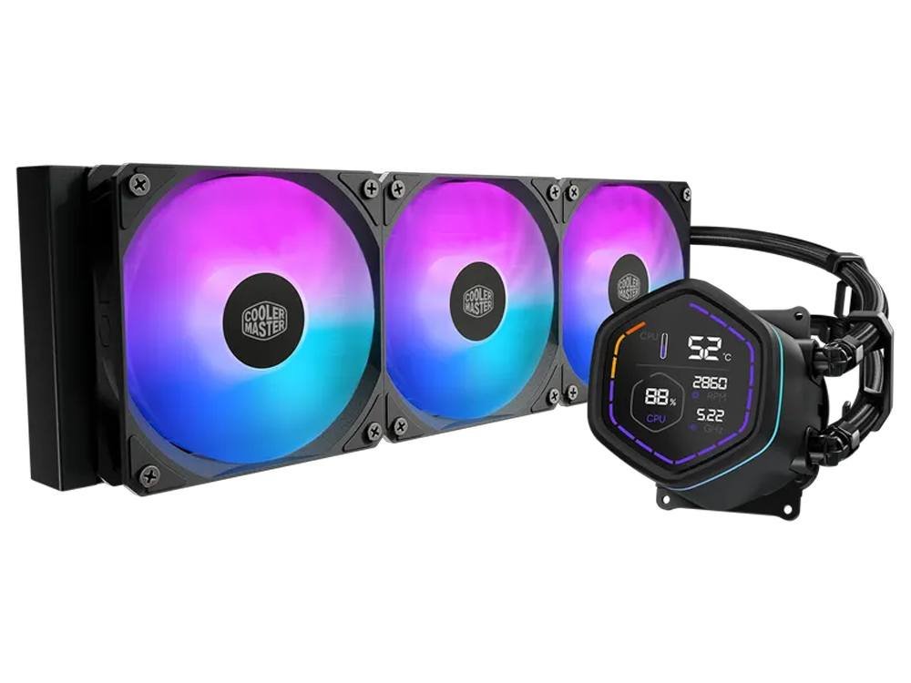 Cooler Master MasterLiquid Core Nex Digital 360mm ARGB All-in-One CPU Liquid Cooler - Black