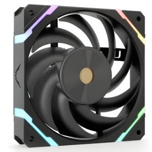 Valkyrie X12 FDB ARGB 120mm PWM Cooler Fan – Black