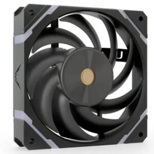 Valkyrie X12 Reverse FDB ARGB 120mm PWM Case Fan – Black