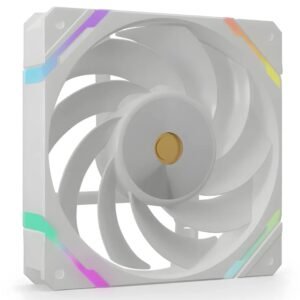 Valkyrie X12 Reverse FDB ARGB PWM 120mm Case Fan – White