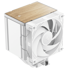 DeepCool AK500 G2 Wood Grain Top Single Tower CPU Cooler – White